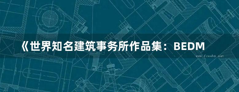 《世界知名建筑事务所作品集：BEDMaR SHi事务所作品集》[加] 达琳 史密斯